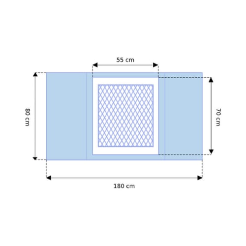 مفارش طبية 180×80 سم نابكو