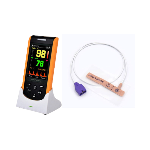 جهاز قياس نسبة الاكسجين محمول باليد اطفال مع شاحن...