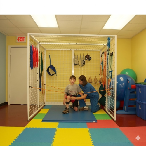 القفص العنكبوتي للتأهيل مع الاكسسوارات spider cage