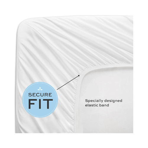 شرشف سرير مع مطاط مع كيس مخدة