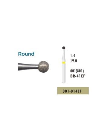 Microcopy - Diamond Bur Br-41EF ( 001-014EF) Yello...