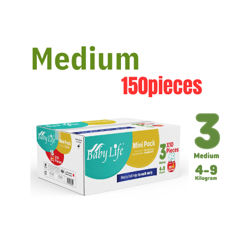 حفائض أطفال بيبي لايف وسط رقم 3