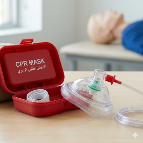 قناع الانعاش القلبي الرئوي CPR MASK