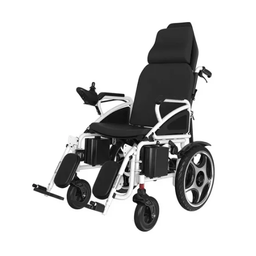 كرسي متحرك كهربائي بظهر طويل