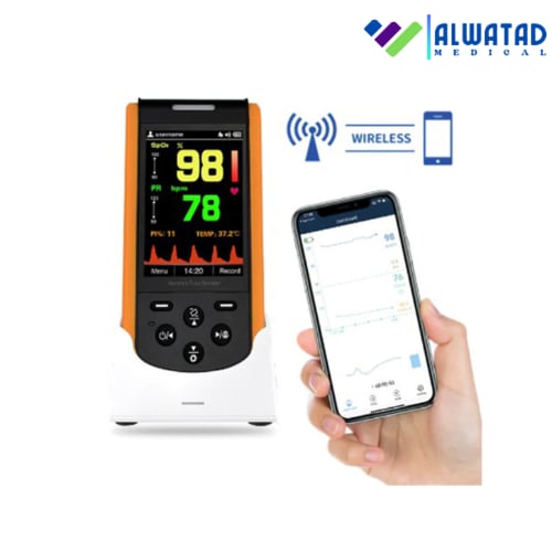 جهاز قياس نسبة الاكسجين محمول باليد اطفال مع شاحن...