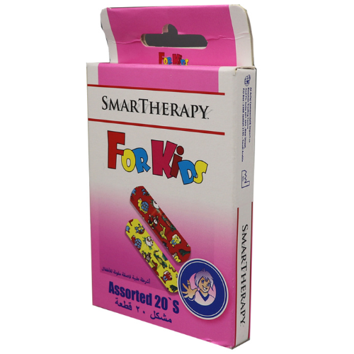 بلاستر جروح ملونة للأطفال 20 قطعه – سمارت ثيربى