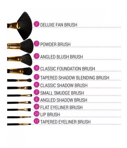 مجموعة فرش المكياج