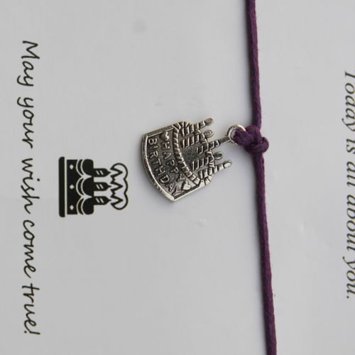 Happy birthday bracelet