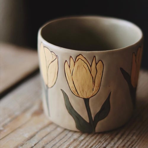 Yellow Tulips Cup