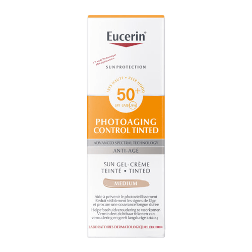 يوسيرين- كريم جل واقي من الشمس 50spf مع لون ميديم