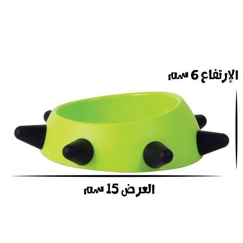 صحن أكل مفرد للكلاب والقطط صغير