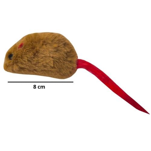 لعبة الفأر للقطط مع ذيل أحمر