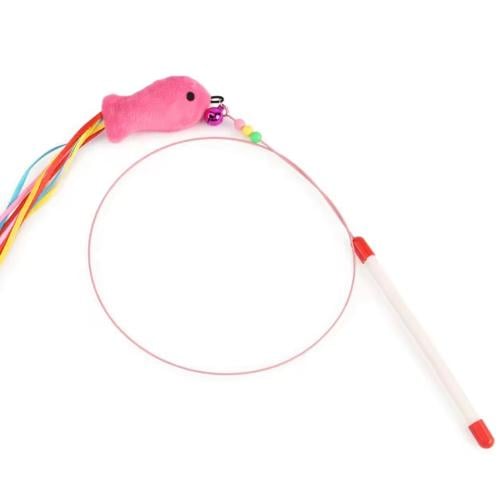 لعبة صنارة للقطط على شكل سمكة 88 سم