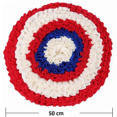 فرشة للحيوانات الأليفة أحمر وأبيض