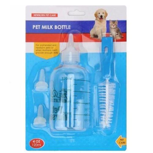 رضاعة لصغار القطط والكلاب شفاف 120 مل