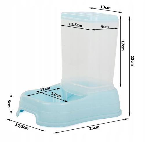 موزع طعام للحيوانات الأليفة ألوان متنوعة