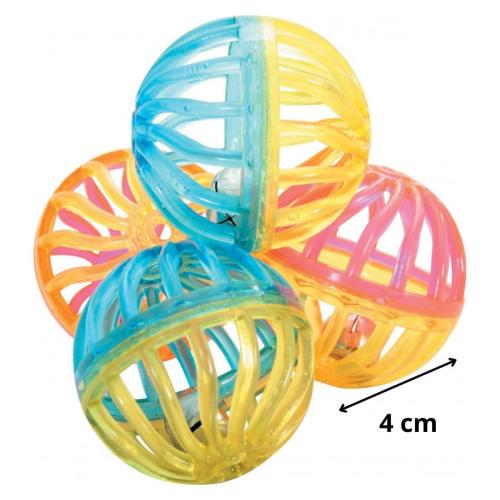 زولكس 4 كرات لعب للقطط