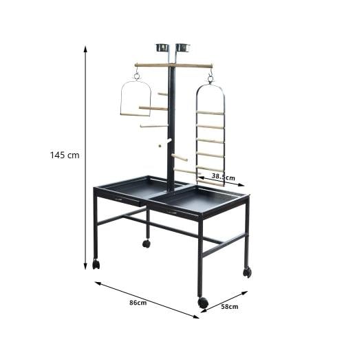 ستاند كبير للطيور والببغاء للوقوف مع قاعدة لصحن ال...