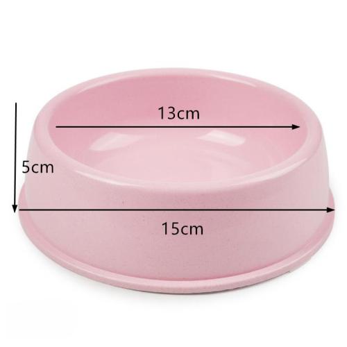 صحن طعام دائري بألوان متعددة