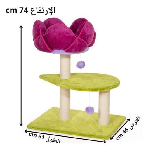 بريفيو بيت سرير على شكل زهره و خداشه إرتفاع 72 سم...