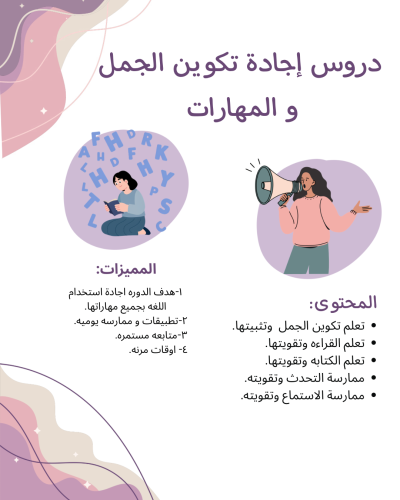دروس اجادة الجمل و المهارات
