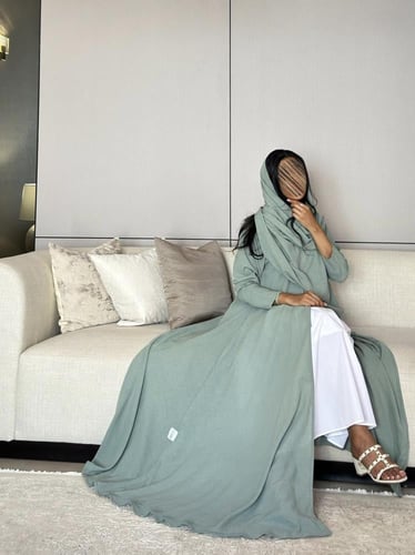 عباية لنن لون تيفاني كلوش ‏‎‏‎‏‎‏‎‏‎‏‎