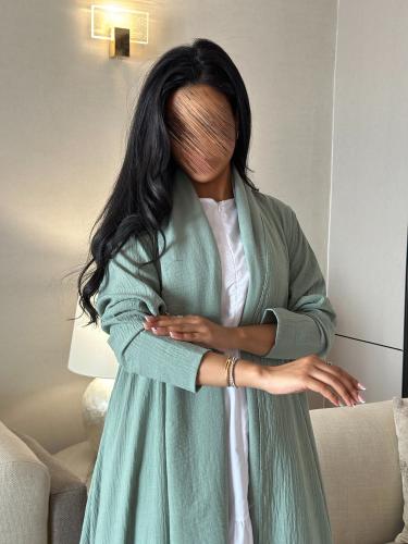 عباية لنن لون تيفاني كلوش ‏‎‏‎‏‎‏‎‏‎‏‎