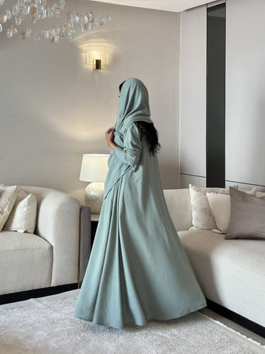 عباية لنن لون تيفاني كلوش ‏‎‏‎‏‎‏‎‏‎‏‎