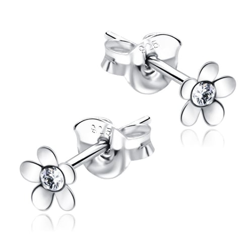 إيف حلق بيرسينغ للأذن - فضي زهرة E007