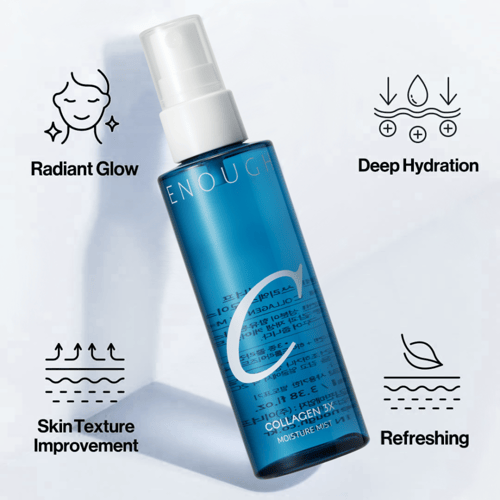 رذاذ ترطيب بالكولاجين الثلاثي الكوري من Enough
