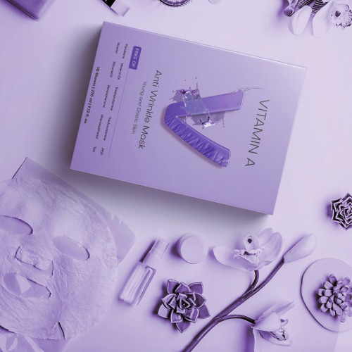 قناع فولوريا مضاد تجاعيد الوجه فيتامين (A) 10حبات