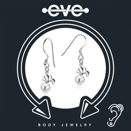 إيف حلق بيرسينغ للأذن - فضي خطاف E025