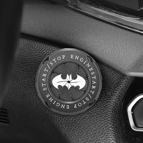 غطاء زر تشغيل السيارة شعار باتمان