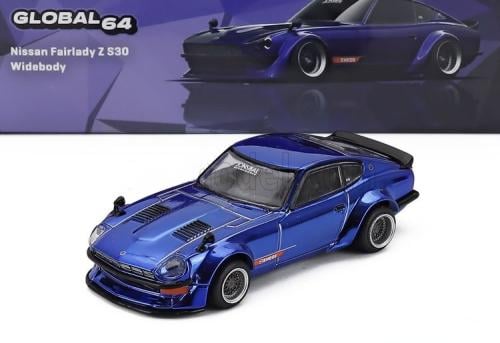 1:64 TARMAC T64G-062-BL Nissan Fairlady Z (S30) Coupe 1970 Blue