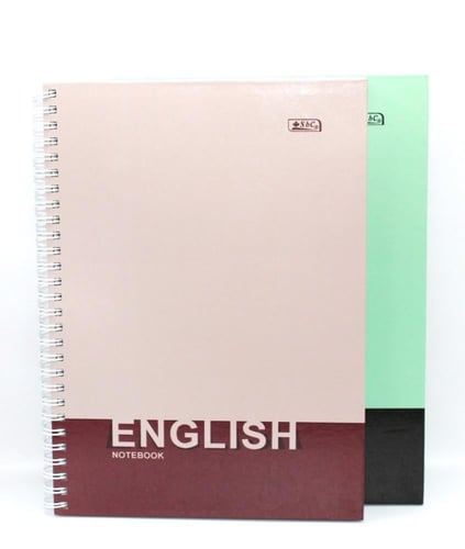 دفتر انجليزي 100 ورقة B5 .