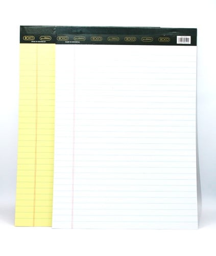 دفتر روكو مسطر 40 ورقة أبيض و اصفر A4