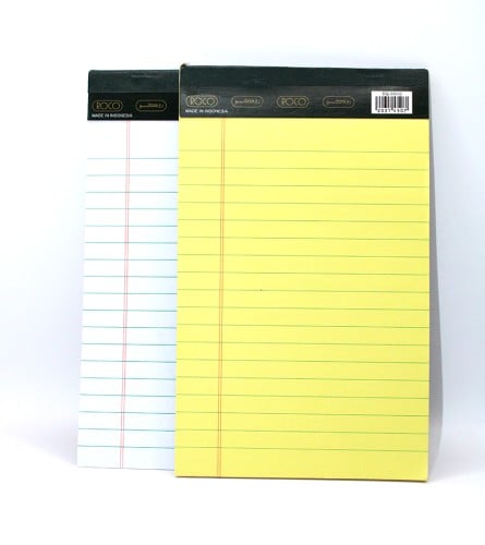 دفتر روكو مسطر 40 ورقة ابيض و أصفر صغير