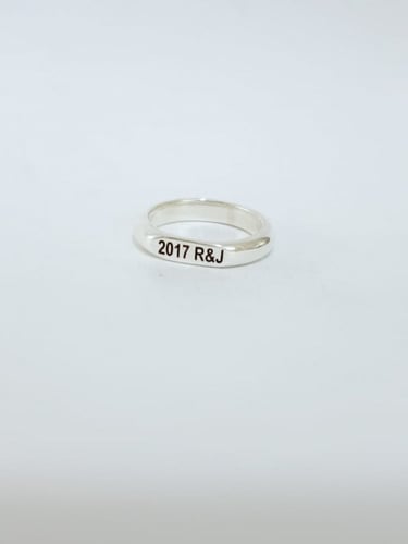 خاتم تاريخ الميلاد او ذكرا الزواج موديل جديد رجالي...