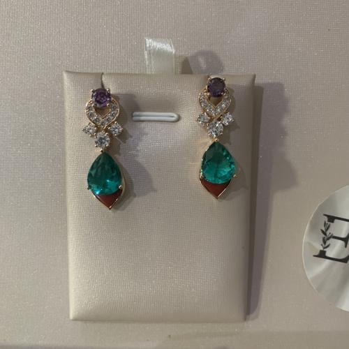 Italian earrings: Lavender