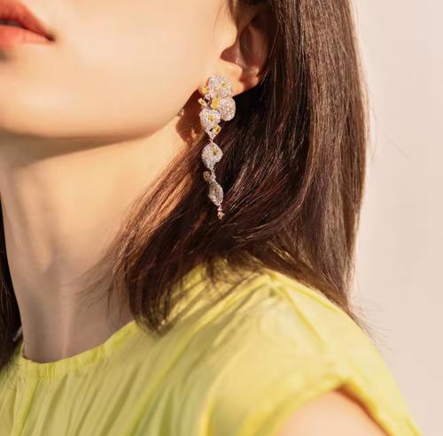 Luxury 925 silver earrings