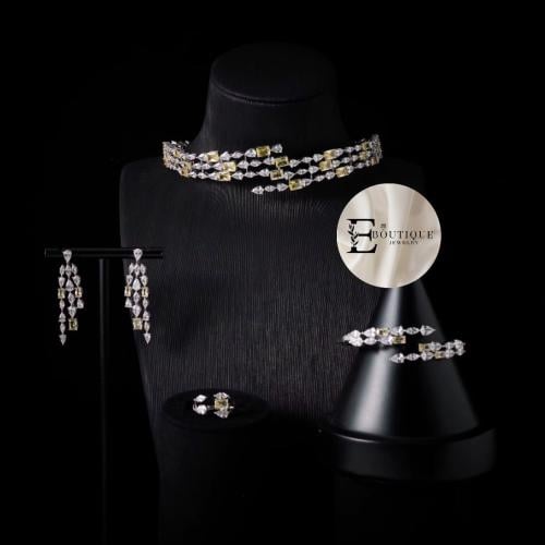 Luxury choker (yellow)