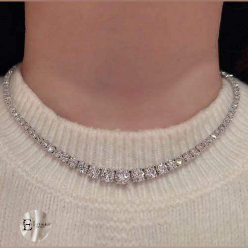 عقد تنس موسنايت فضه 925