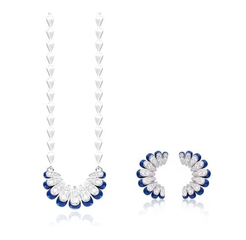 Soft set (silver and blue)