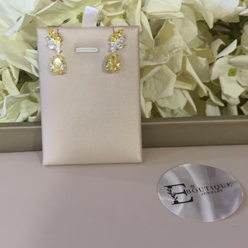 Luxury yellow hoop (small)