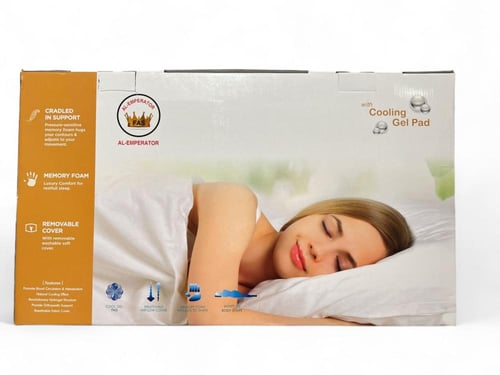 وسادة طبية ميموري فوم جل مقاس كبير كينج ارتفاع 13...