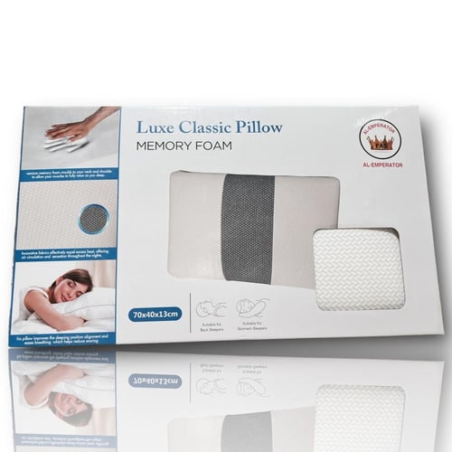 وسادة طبية ميموري فوم مقاس كبير كينج ارتفاع 13 سم...