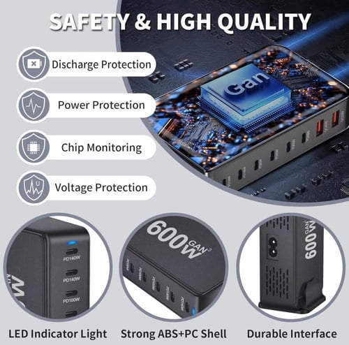 منصة شحن 600 واط