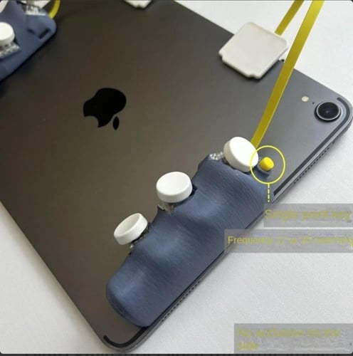 ازرار ايباد البيانو ليزر 6 ازرار خاصية تسريع طلقات...