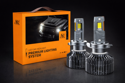 ليد LED سياره 240 واط حقيقي H7 K12