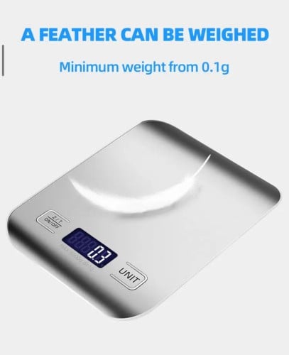 ميزان رقمي للغذاء ستانلس استيل يصل الى 10 كيلو كحد...